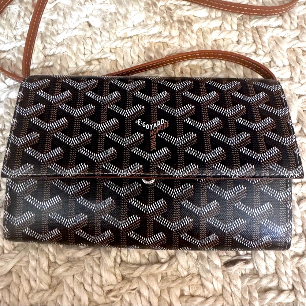 FINAL⬇️EUC🤎GOYARD🖤VARENNE WALLET BAG